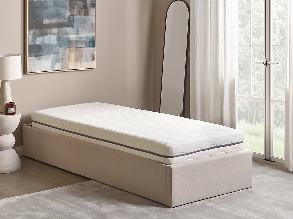 Comfy Line Memory-Schaum Topper 5,5 Cm – 7-Zonen-Komfort Für Doppelbett 85x200 Cm, Made In Italy