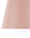 Metal Pendant Lamp Pink CARES_690649