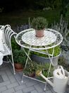 Metal Garden Bistro Table ø 70 cm Beige TRIESTE_827454