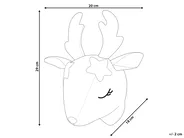 Kids Wall Decor Roe Deer SUZY Cotton 29 cm White_848296