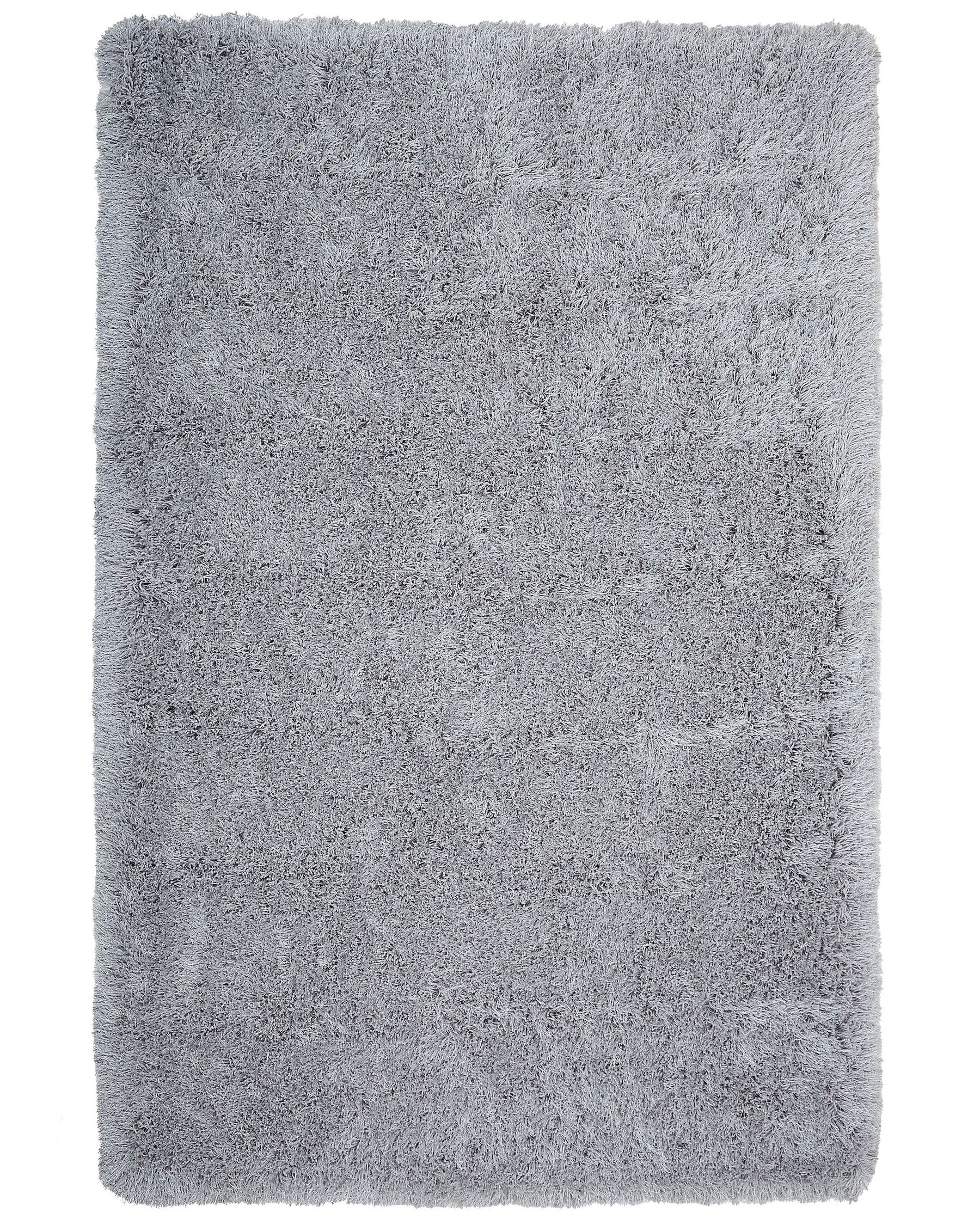 Shaggy Area Rug 140 x 200 cm Grey CIDE_746774