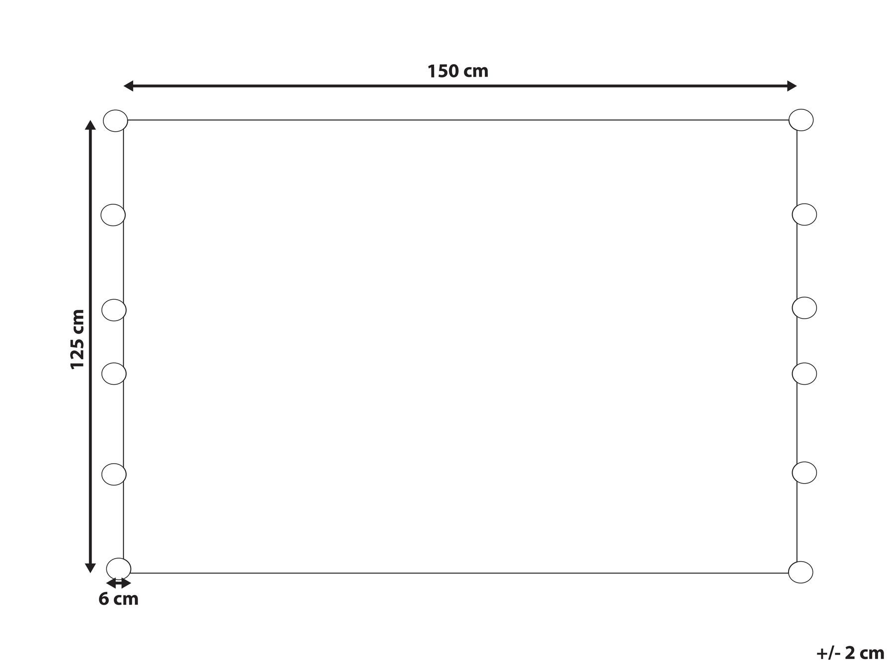 Cotton Blanket 125 x 150 cm Grey YASAM_839554