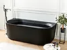Back to Wall Bathtub GOCTA 1700 x 800 mm Black