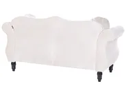 Living Room Set 5 Seater SKIEN Velvet Light Beige_743304
