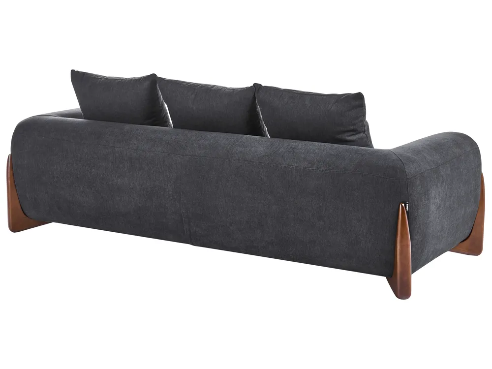 Sofa 3 Seater VINLIDEN Black_1048211