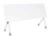 Schreibtisch weiß 180 x 60 cm klappbar mit Rollen BENDI_922346