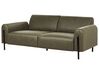 Conjunto de sofás 4 lugares em tecido verde escuro ASKIM_919061