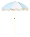 Parasol de jardin 155 cm MONDELLO Bleu clair