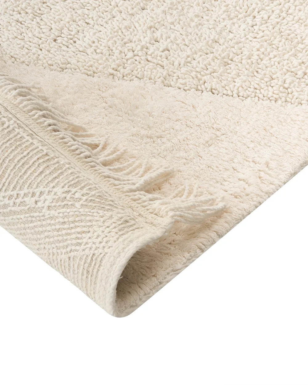 Tappeto per bambini KHONOMA Beige 55 x 120 cm Cotone_1109389