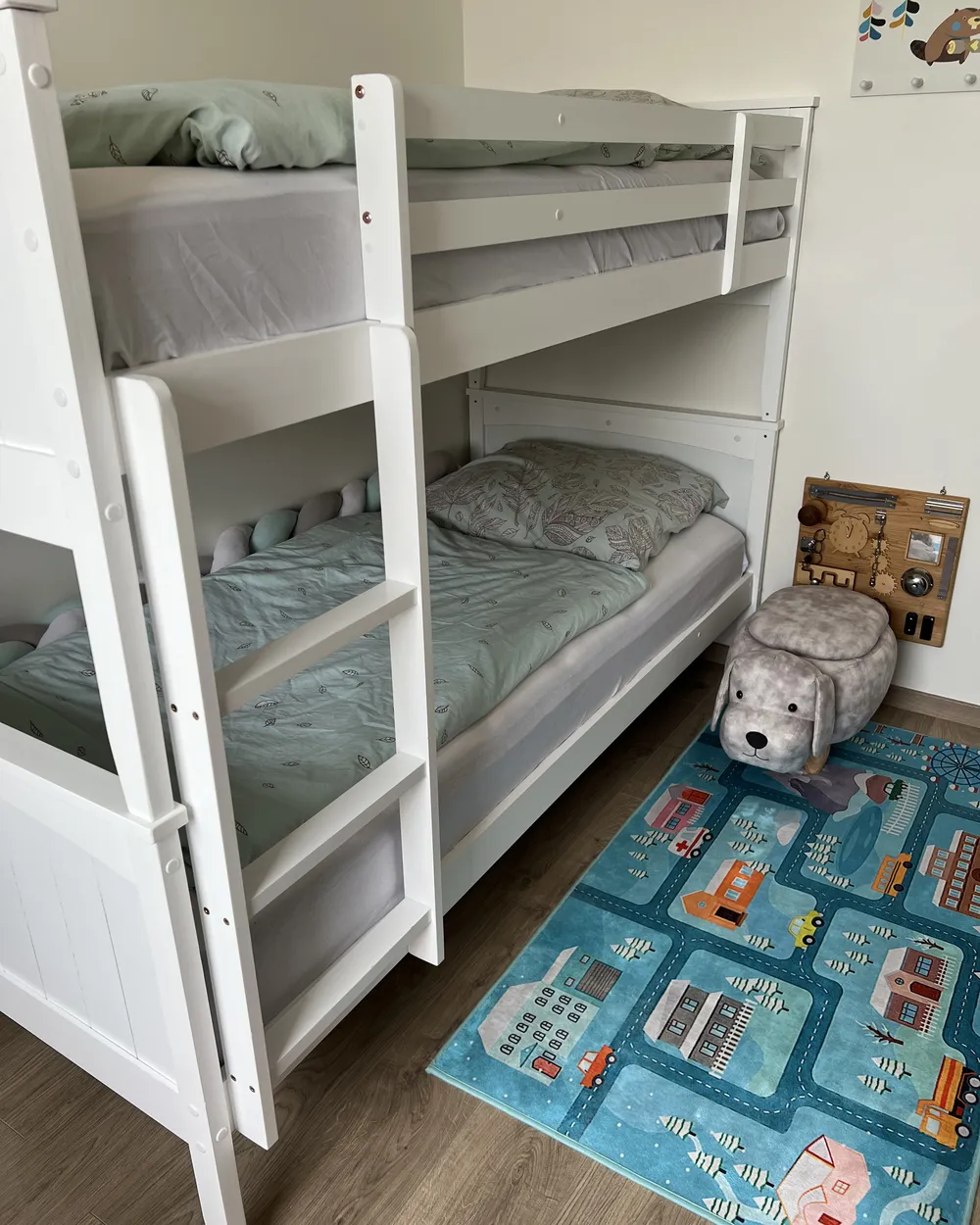 Bunk Bed with Drawers Pine Wood ALBON 90 x 200 cm (EU Single