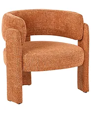 Armchair BUREA Chenille Orange_1155514