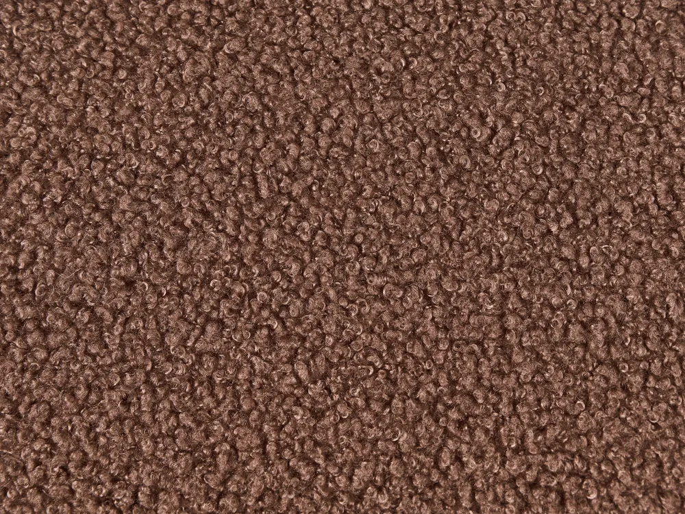 Corner Sofa 3 Seater FLAM Boucle Brown Right Hand_1034036
