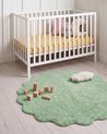 Kids Rug ANEGUNDI  Green ø 120 cm Cotton with Cushion