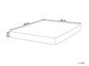 Fehér habszivacs matrac levehető huzattal 160 x 200 cm CHEER_909484