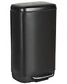 Pedal Waste Bin 30 L ECOCOLLECT Metal Black