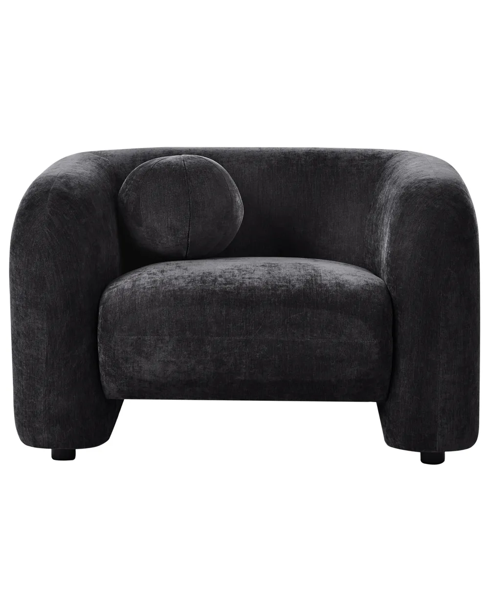 Poltrona LEIREN Ciniglia Nero_1028683