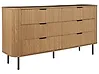 6 Drawer Chest BRADLEY Brown