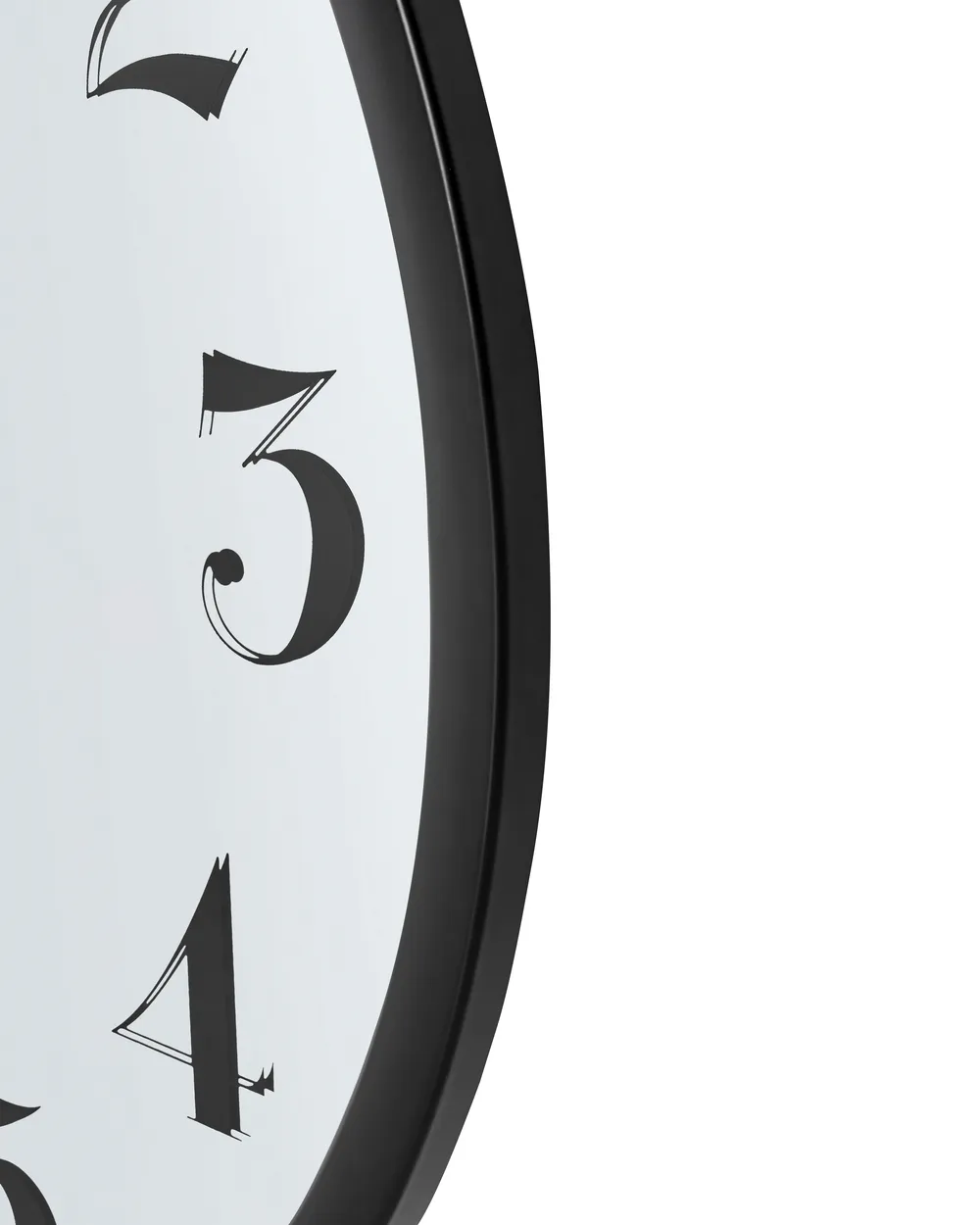 Wall Clock RUGLES 56 cm Black_1146685