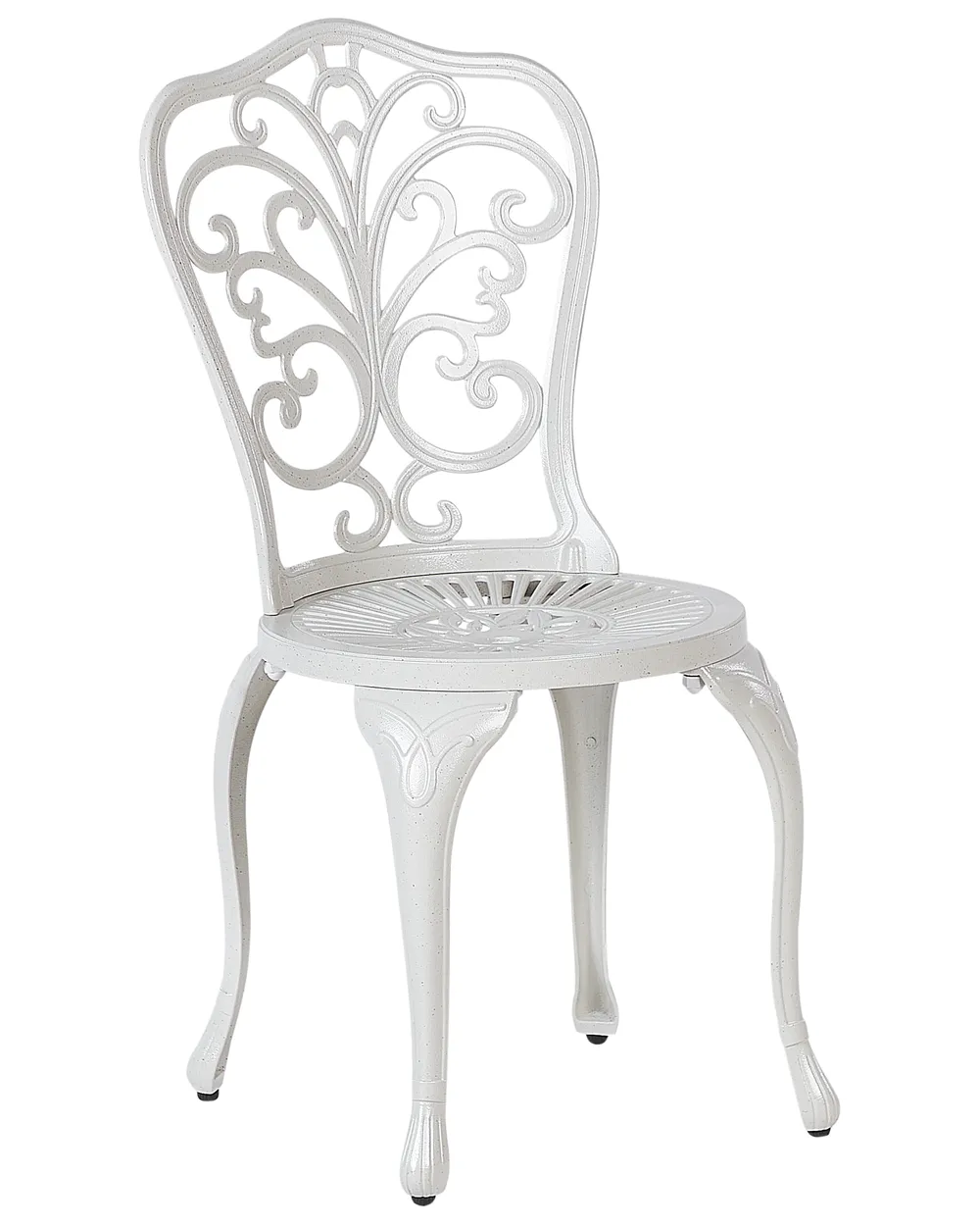 Set of 2 Garden Chairs TRIORA Metal Off-White_931755