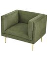 Zöld kárpitozott fotel MOEN_913262