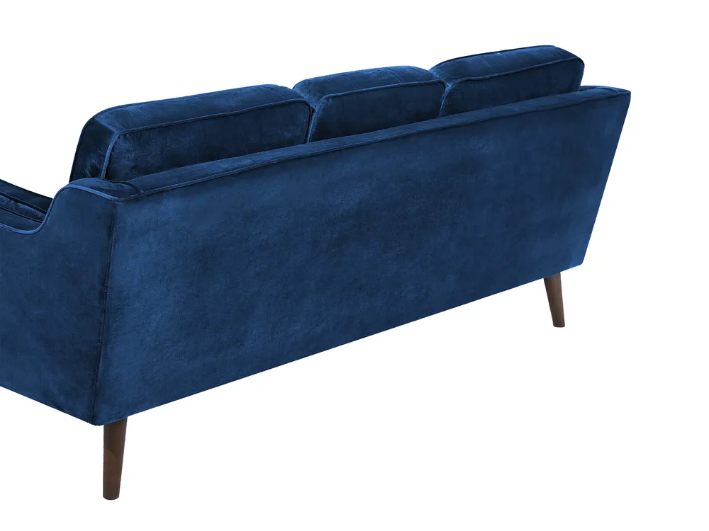 Divano 3 posti LOKKA Velluto Blu marino_704382