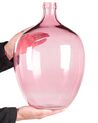 Dekovase Glas rosa transparent 39 cm ROTI_867294