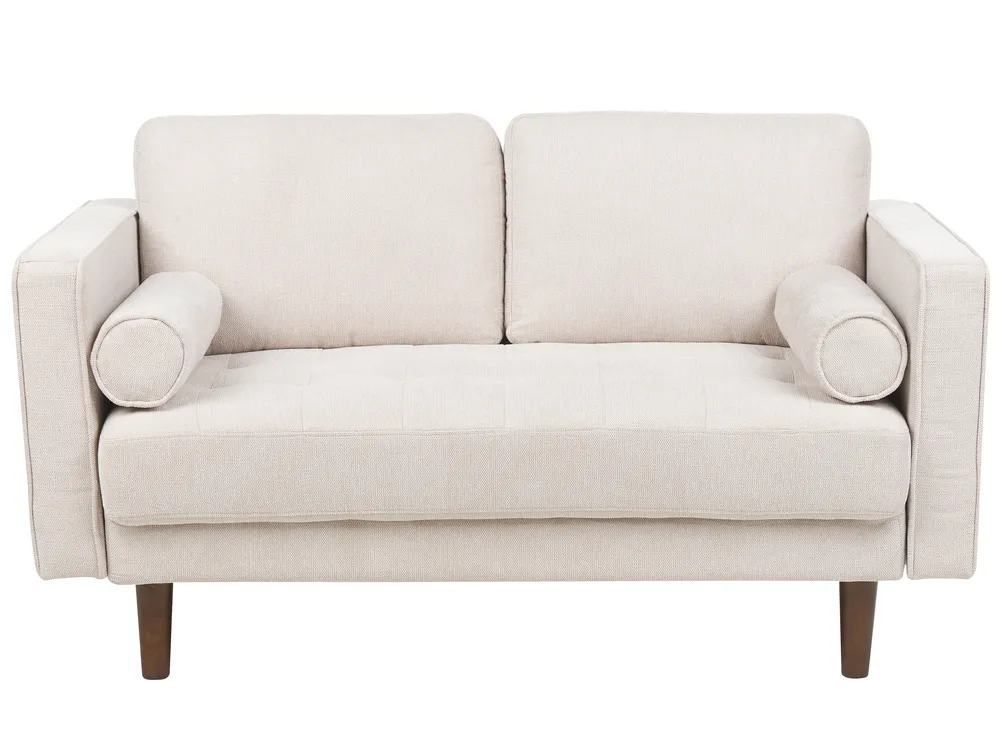 CAVADORE Bansa Divano A 2 Posti In Pelle – 148x94x95 Cm, Nero, Seduta In Pelle E Ecopelle, Piedi In Noce, Con Molle A Onda - 3