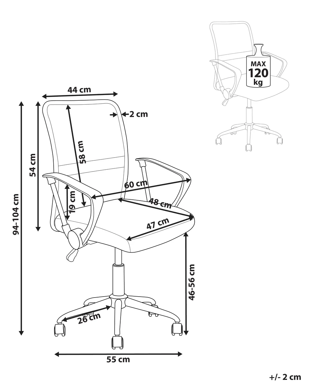 Office Chair BEST Off-White_920172