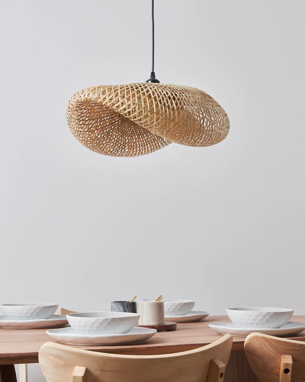 Lampadario BALHA Legno di bambù Naturale_934726
