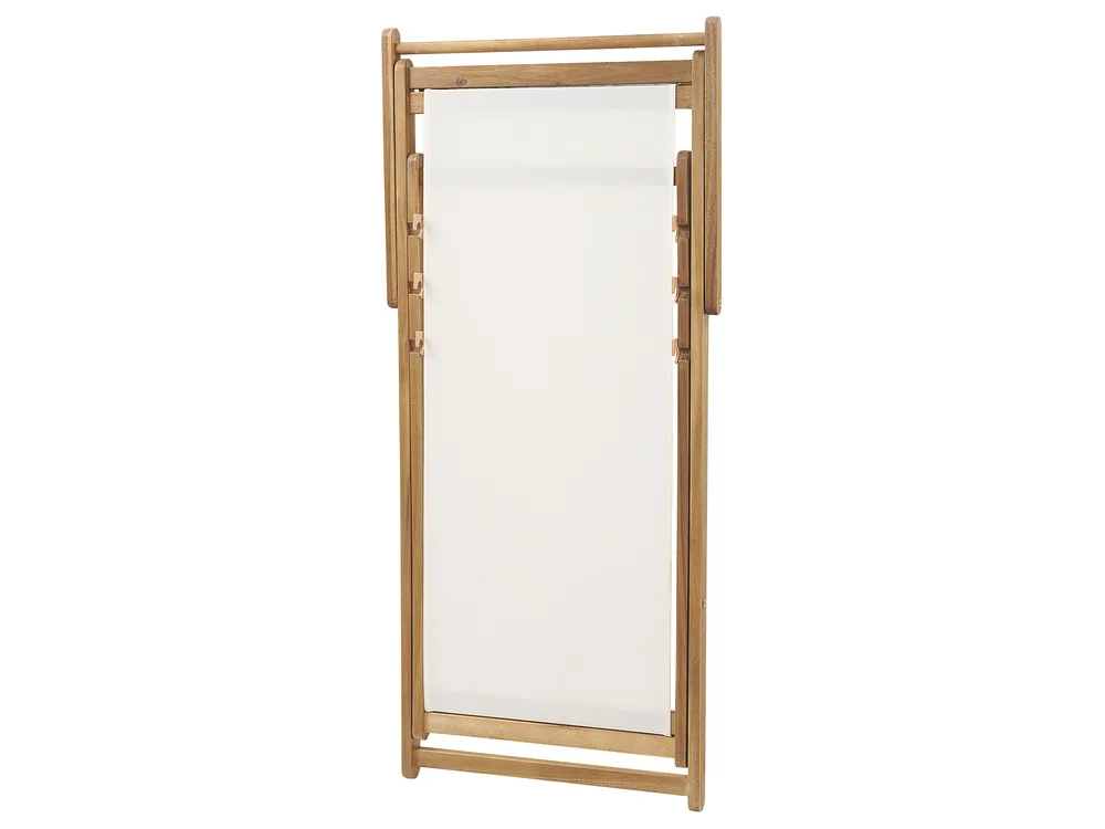 Folding Deck Chair ANZIO Acacia Wood Light Brown_779345