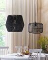 Woven Pendant Lamp Black GWERU_827353