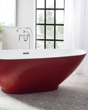 Freestanding Bath 1730 x 820 mm Red GUIANA
