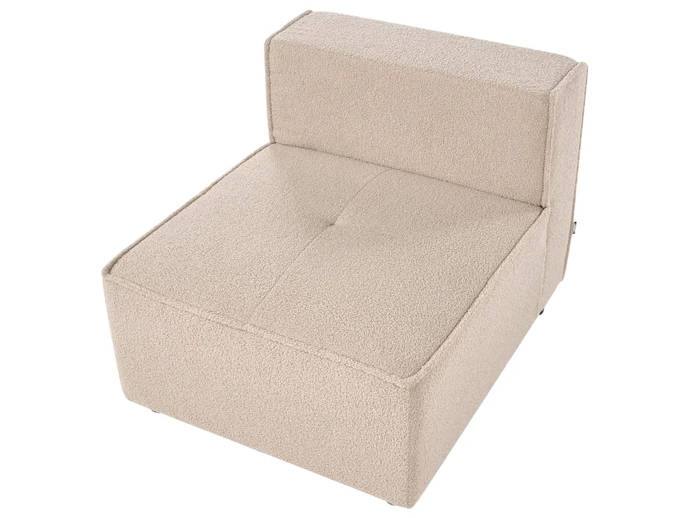 Divano modulare a U 8 posti AXEBO Bouclé Beige_1077299