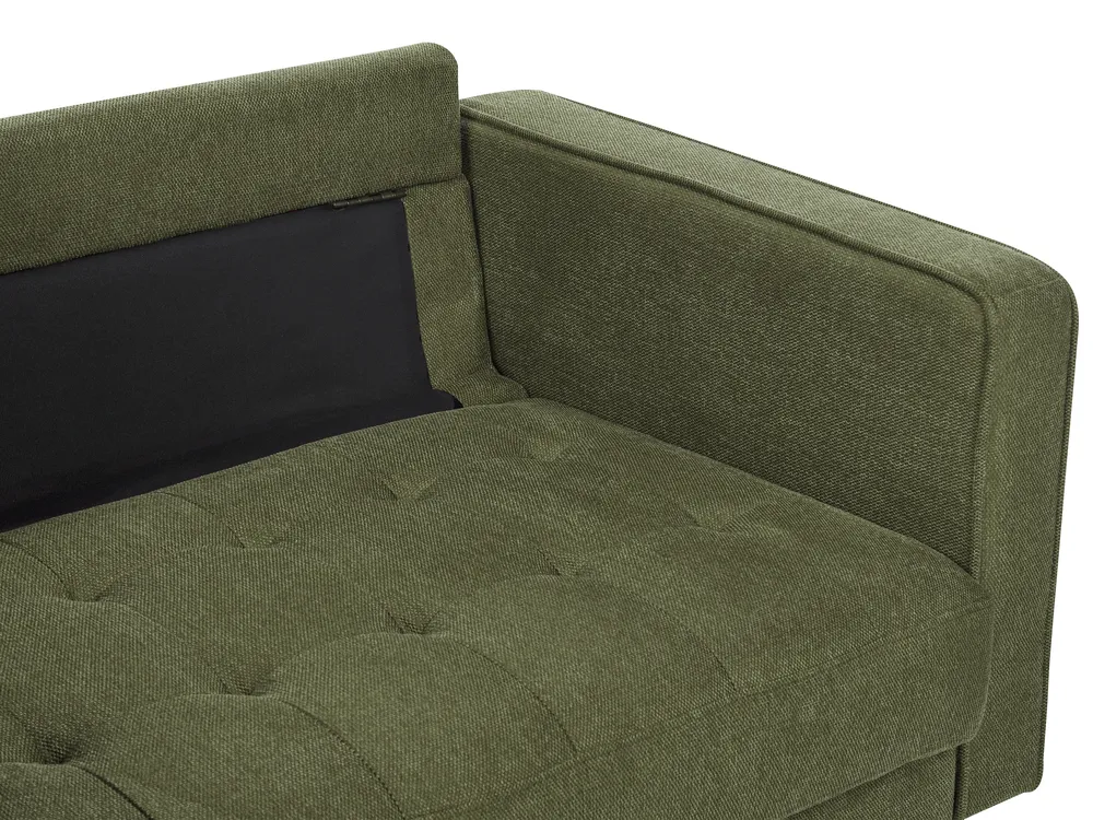 Sofa 2 Seater NURMO Fabric Dark Green_896017