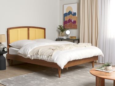 Wooden EU King Size Bed Light VARZY