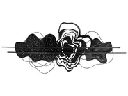 Dekoracja ścienna SALLINS Metal 48 cm Czarny_995398