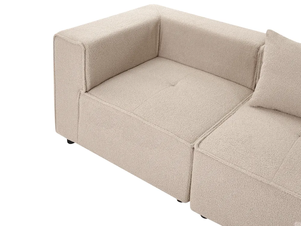 Divano modulare 2 posti AXEBO Bouclé Beige_1076055