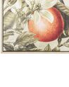 Cuadro en lienzo enmarcado de poliéster verde/naranja 63 x 93 cm GUALDO_816264