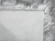 Narzuta na łóżko DELICE 200 x 220 cm Jasnoszary_787364