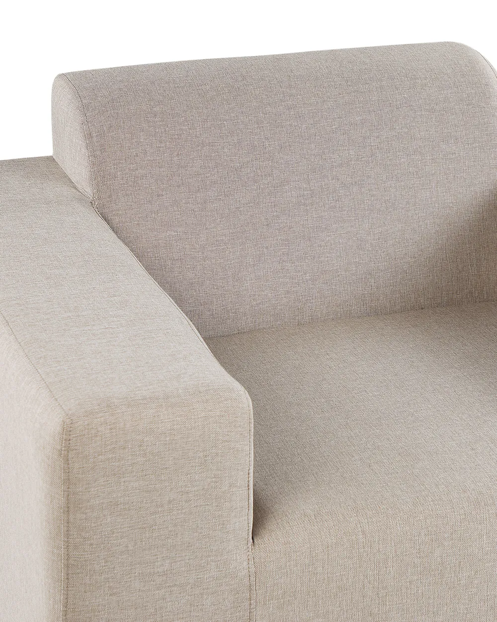 Set of 2 Garden Armchairs ROVIGO Fabric Beige_784653