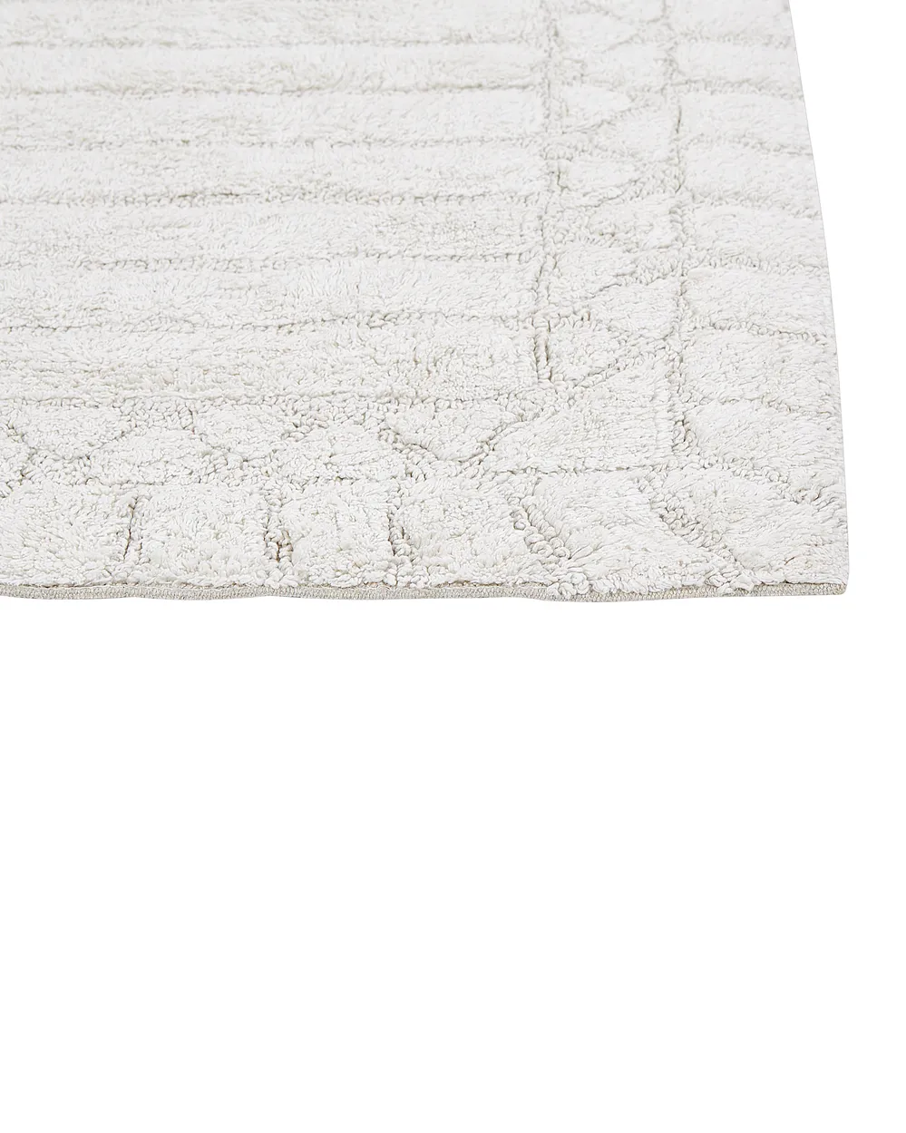 Tappeto da bagno TEKKE Beige chiaro 60 x 90 cm Cotone_905513