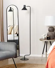 Floor Lamp RIMAVA Adjustable Metal Black_851221