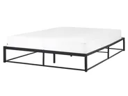 Bed Metal VIRY 160 x 200 cm (EU King Size) Black_902623