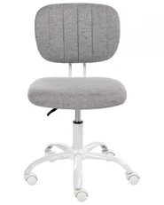 Desk Chair BUBBLY Fabric Light Grey_1053714