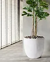 Plant Pot KANNIA 55 cm White