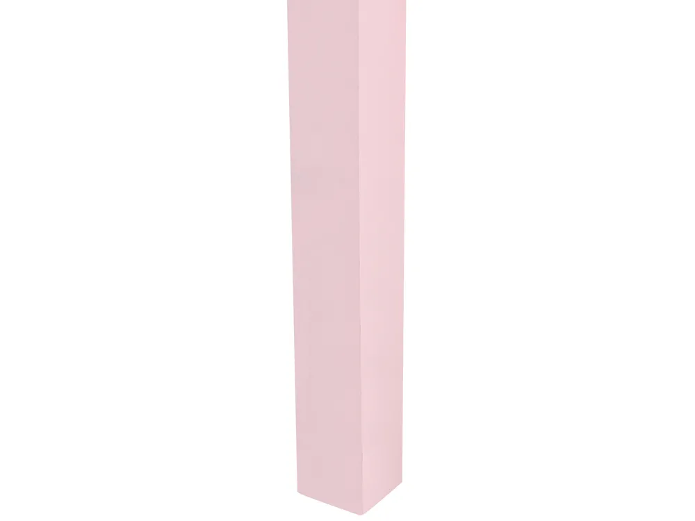 Mid Sleeper Bed Pine Wood ASCOUX 90 x 200 cm (EU Single) Pink_962475