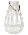 Lantern TONGA 56 cm Bamboo White
