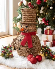 Dekoracja świąteczna LED OLAFSVIK 52 cm Bałwan Naturalny_1144494