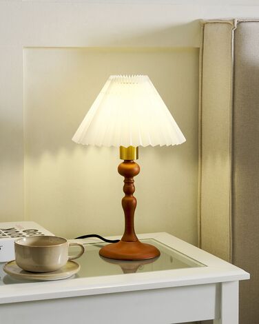Wooden Table Lamp Dark COOKS