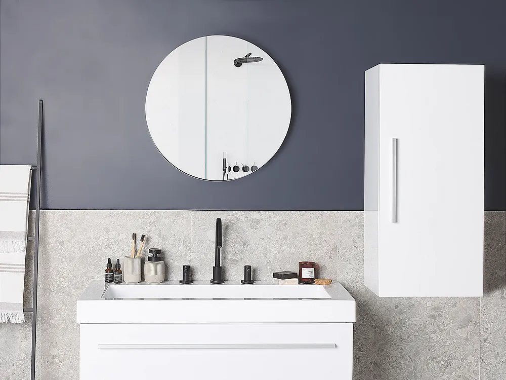 Armario de pared para baño BILBAO 40 cm Blanco_1155598